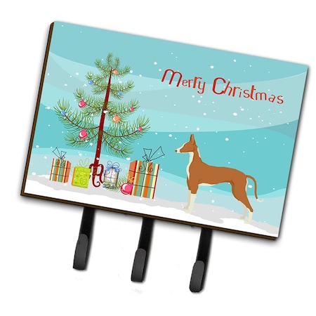 Carolines Treasures Ibizan Hound Christmas Tree Leash or Key Holder CK3545TH68